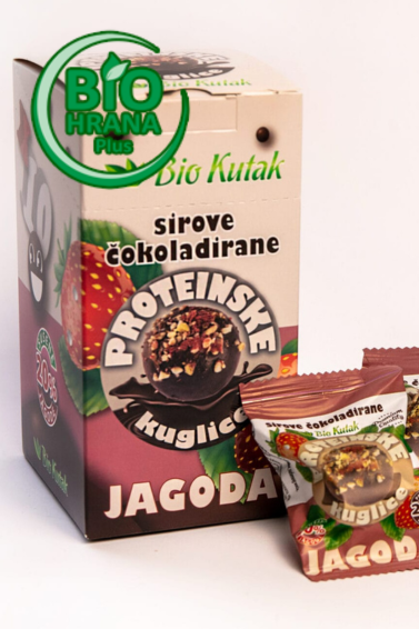 Sirove protein kuglice jagoda 30g